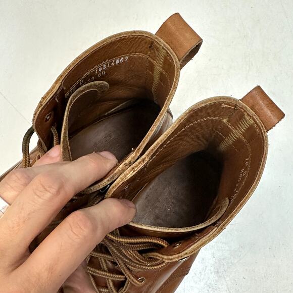 VGUC Rancourt & Co. x Helm x Huckberry Hunter Teak Cap Toe Boot Maine USA 10 D